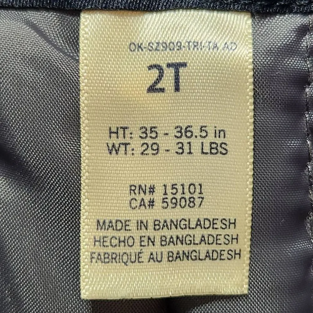 Oshkosh B'Gosh‎ snow overalls Insulated gray 2T